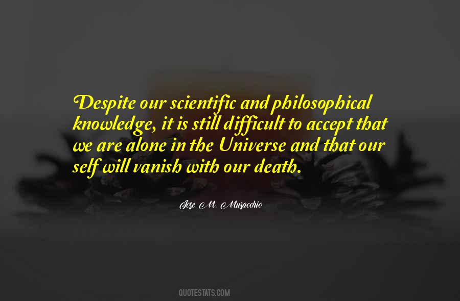 Quotes About Death And The Universe #683205
