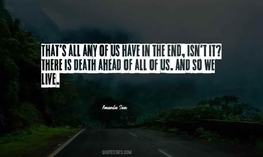 Quotes About Death And The Sun #1493315