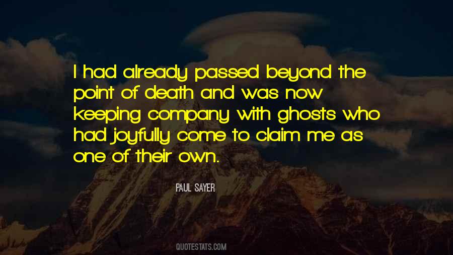 Quotes About Death And Ghosts #468711