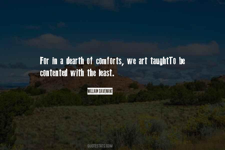 Quotes About Dearth #1556470