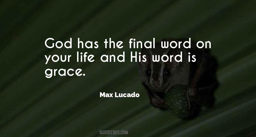 Lucado Quotes #143019