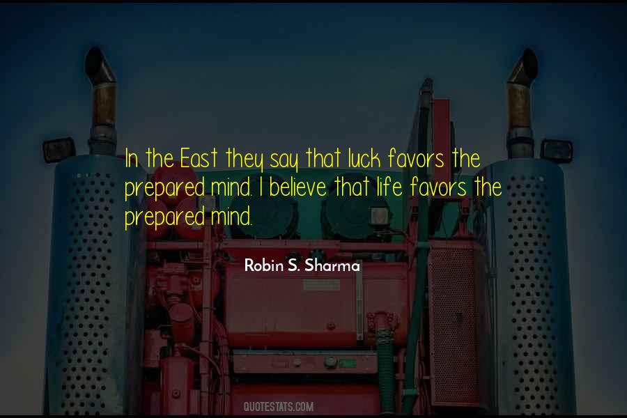 Luck Favors Quotes #187980