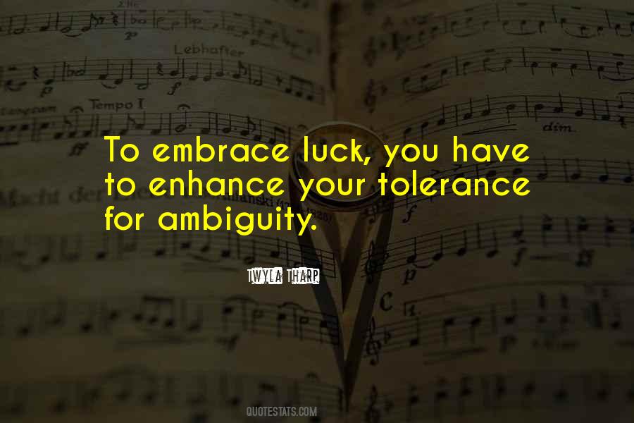 Luck You Quotes #1180472