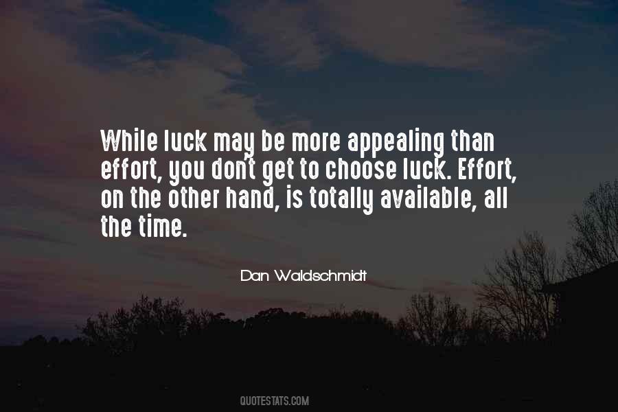 Luck You Quotes #121545 Luck You Quotes #121545