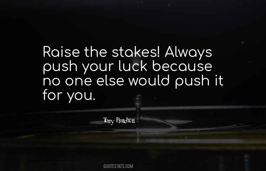 Luck You Quotes #133001 Luck You Quotes #133001