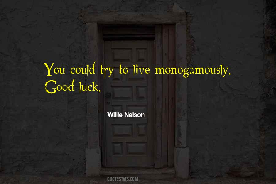 Luck You Quotes #137112 Luck You Quotes #137112