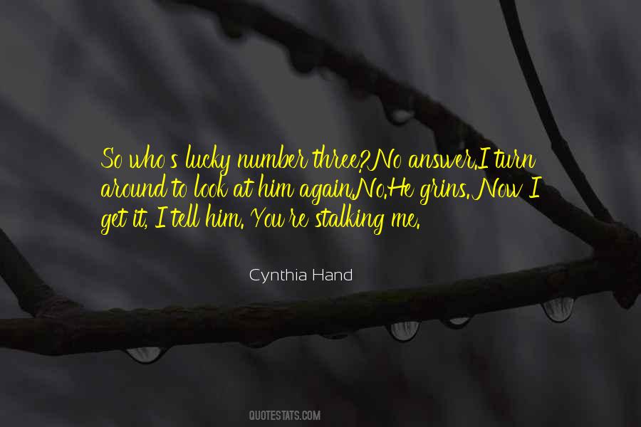 Lucky Number Quotes #51945