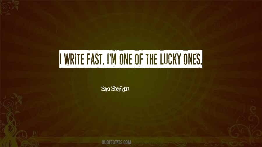 Lucky Ones Quotes #255150