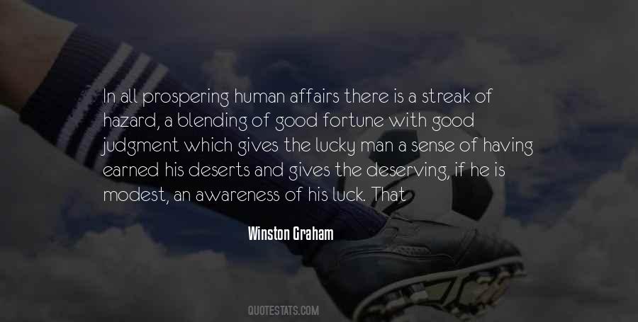 Lucky To Have A Good Man Quotes #36675