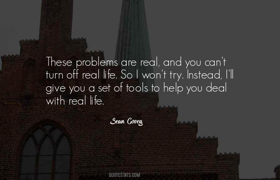 Quotes About Deal With Problems #628943