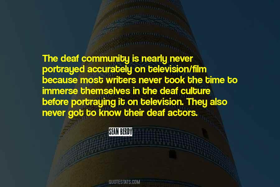 Quotes About Deaf Culture #707395