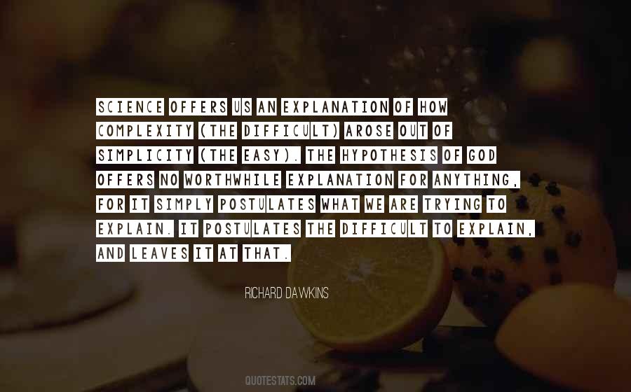 Quotes About Dawkins God #422452