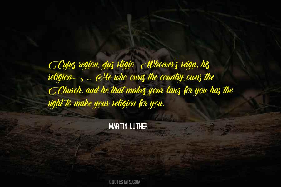 Luther Church Quotes #215297