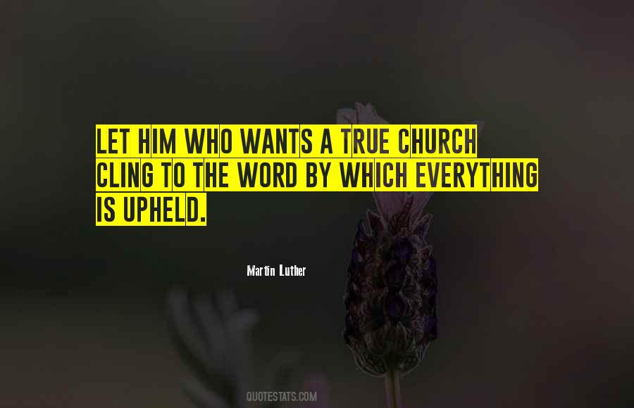 Luther Church Quotes #716039