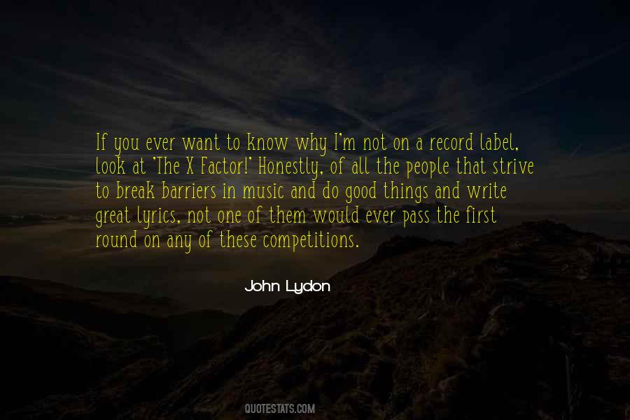 Lydon Quotes #23780