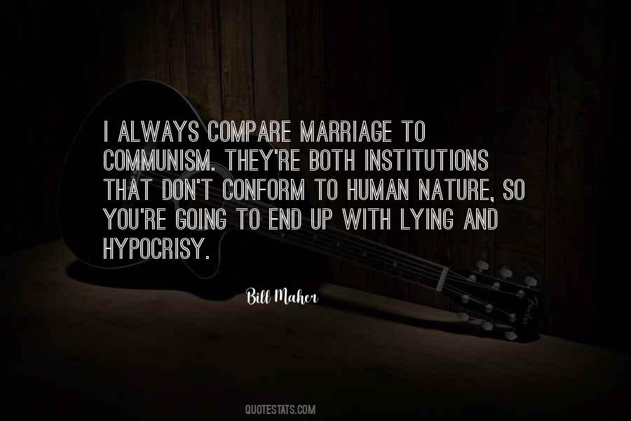 Lying Marriage Quotes #1296639