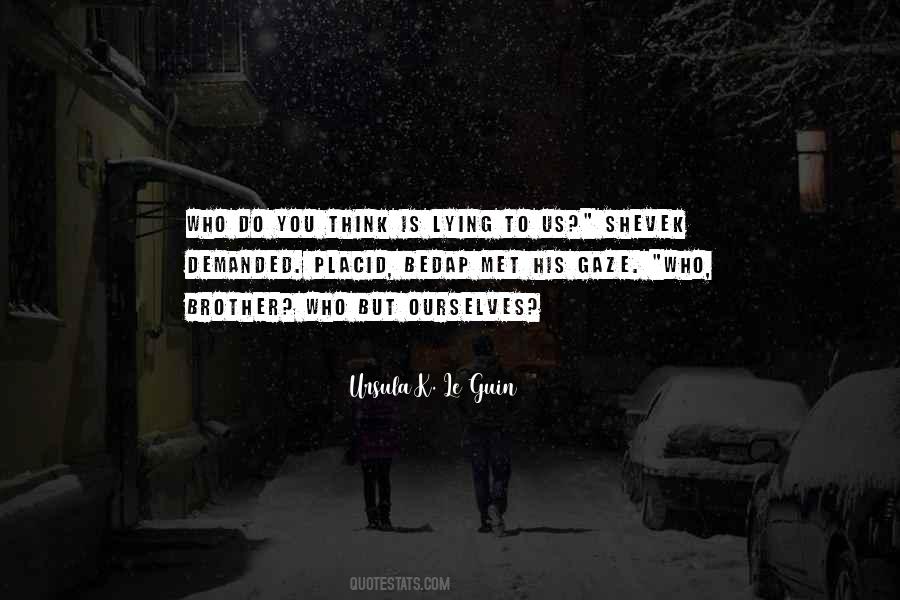 Lying To Ourselves Quotes #109183