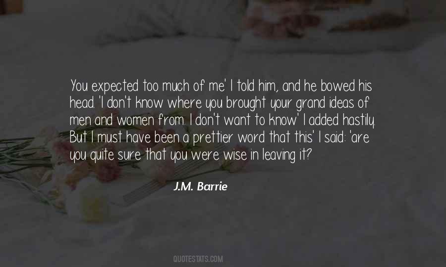 M Barrie Quotes #235765