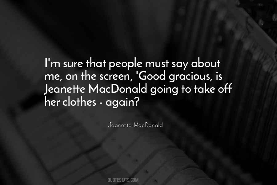 Macdonald Quotes #472908