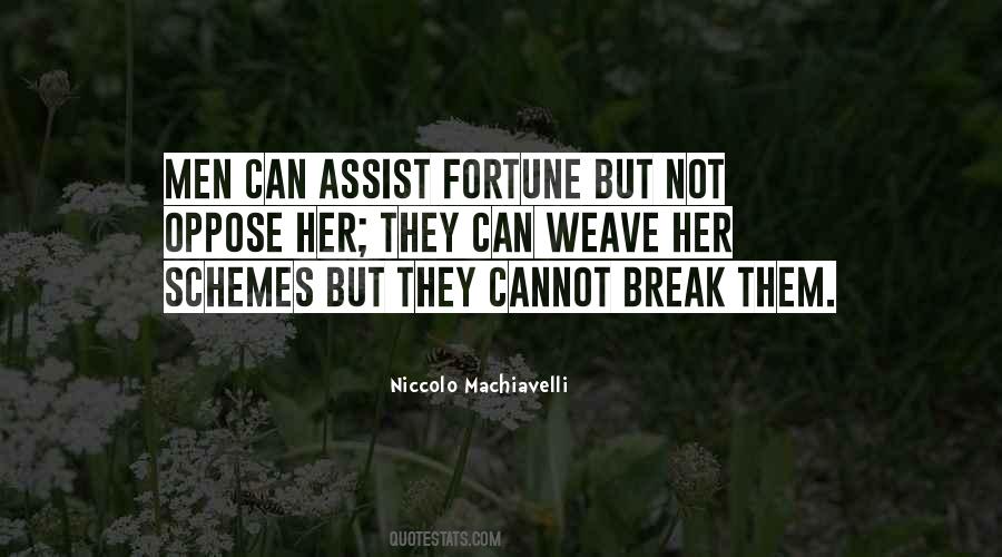 Machiavelli Fortune Quotes #1360070