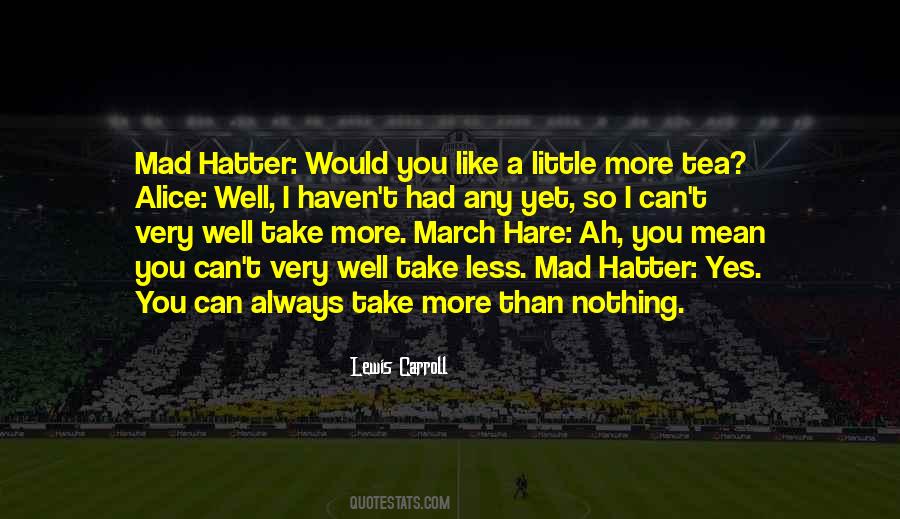 Mad Hatter March Hare Quotes #711322