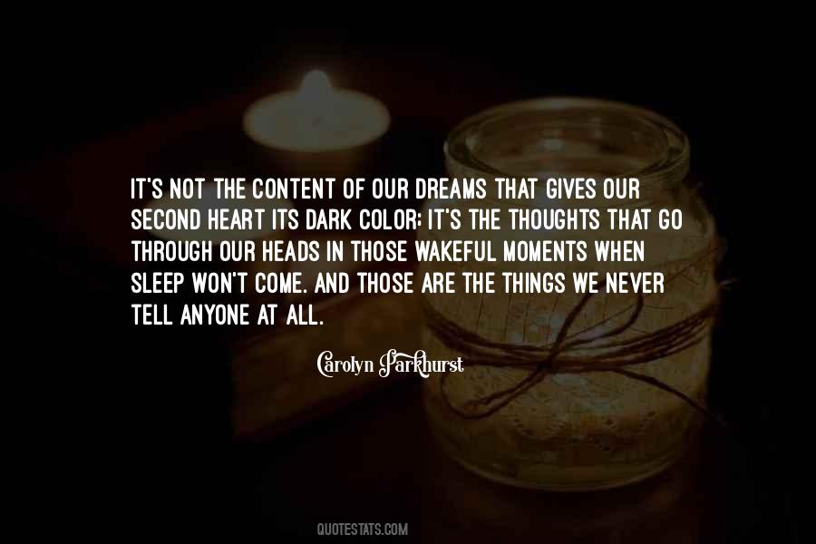 Quotes About Dark Dreams #843387
