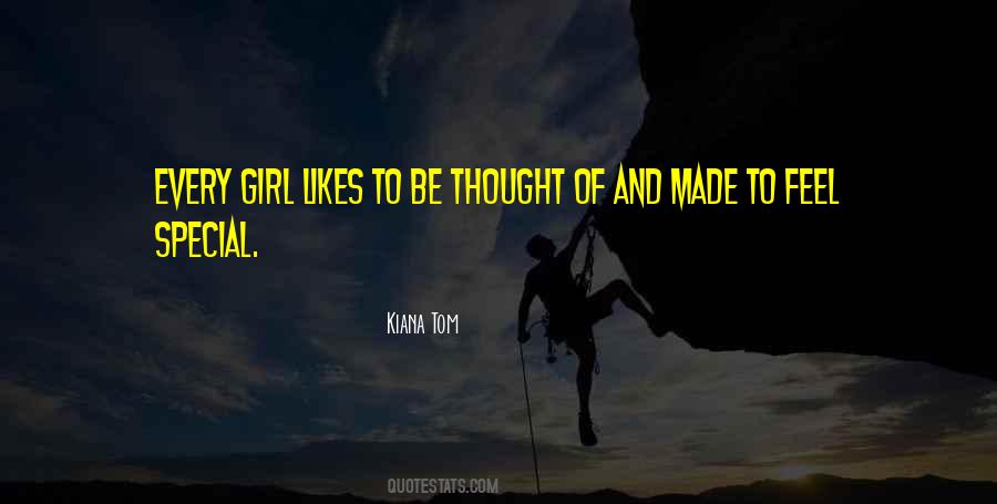 Made Me Feel Special Quotes #1652315