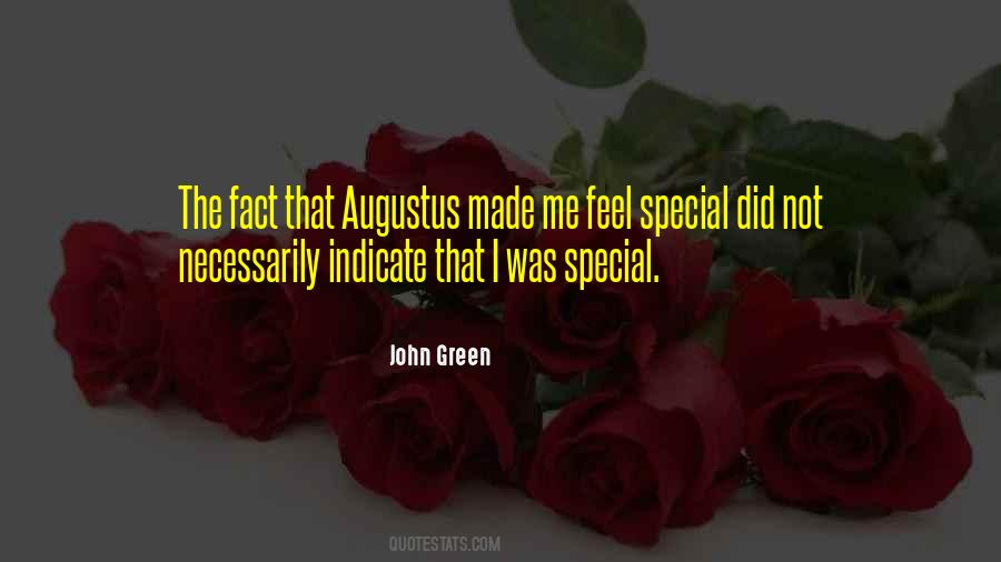 Made Me Feel Special Quotes #265753
