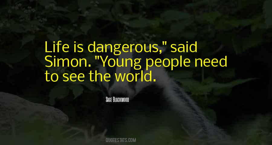 Quotes About Dangerous Life #275326