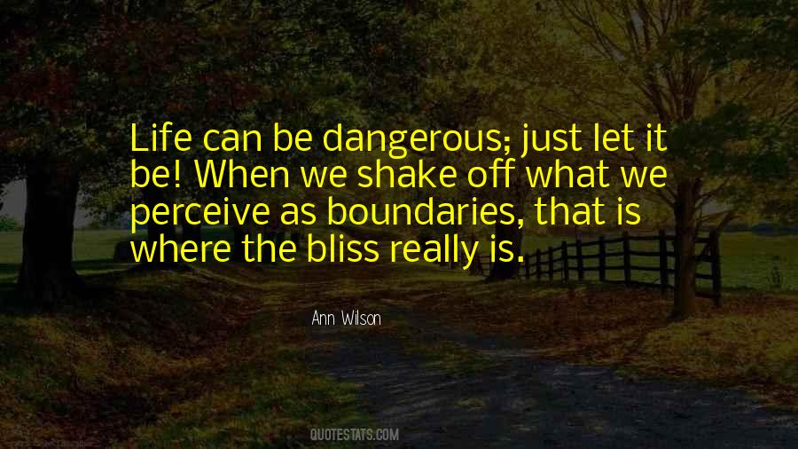 Quotes About Dangerous Life #320990