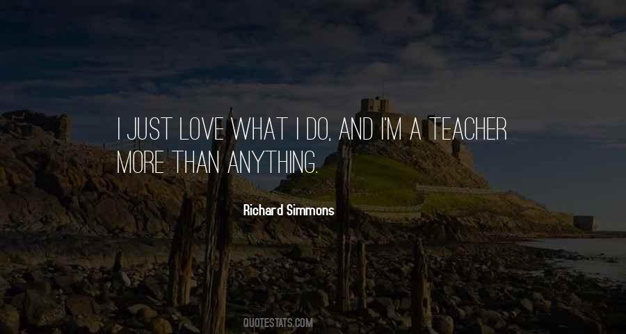 Quotes About Teacher Love #110276