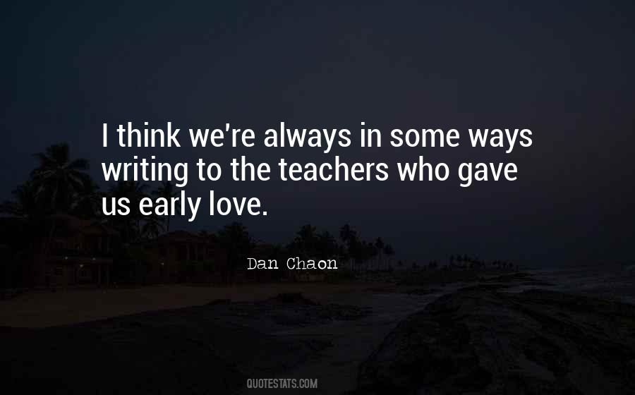 Quotes About Teacher Love #161208