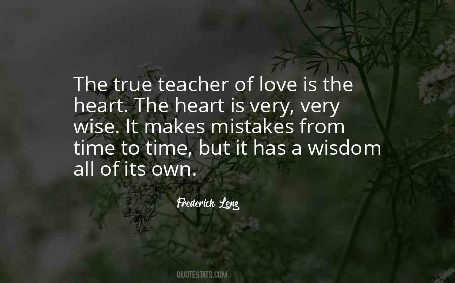 Quotes About Teacher Love #372744