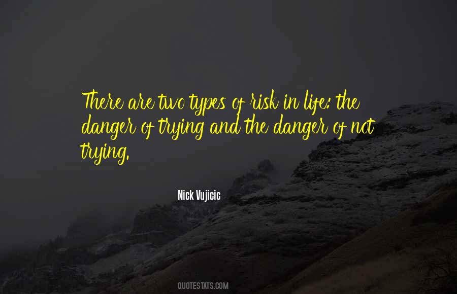 Quotes About Danger And Risk #1488892