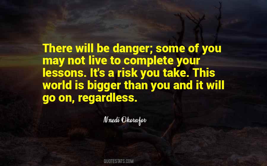 Quotes About Danger And Risk #699248