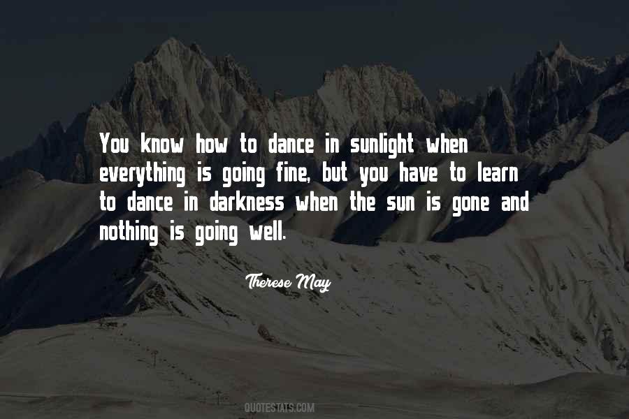 Quotes About Dancing In The Sun #530667