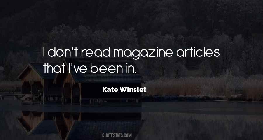 Magazine Quotes #1397318