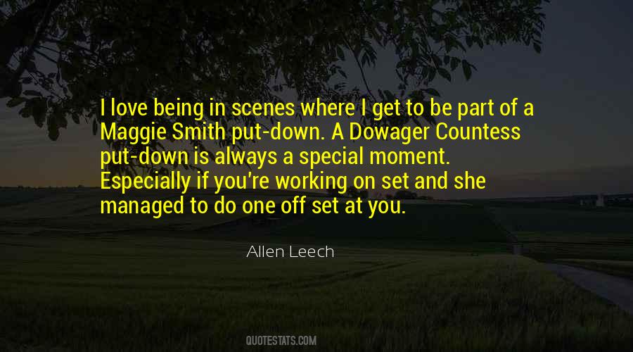 Maggie Smith Countess Quotes #44007