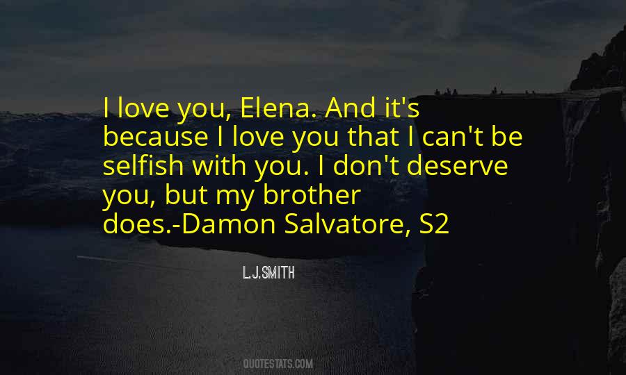 Quotes About Damon Love #801423