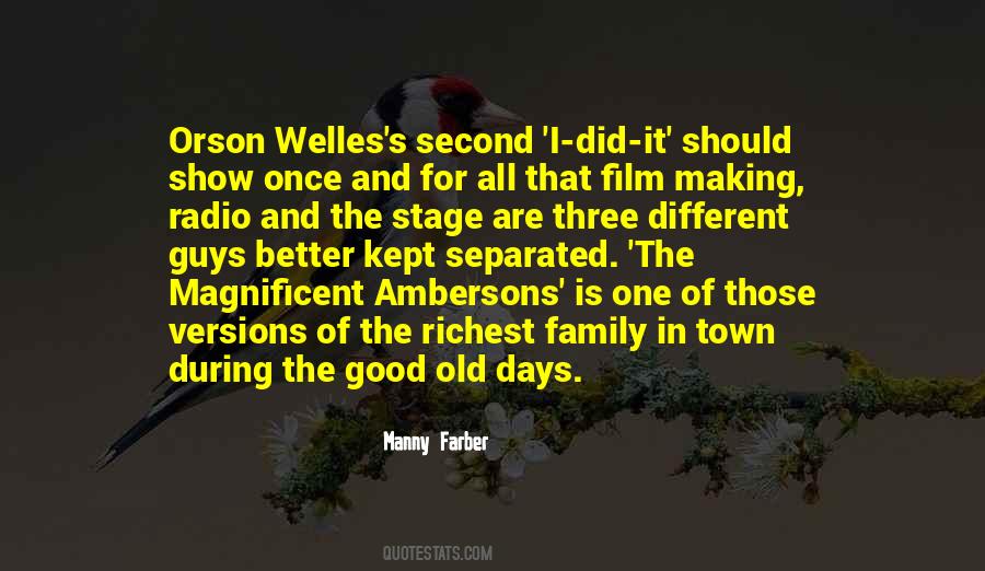 Magnificent Ambersons Quotes #1214784