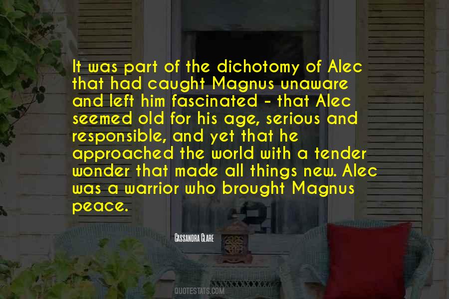 Magnus Bane Alec Lightwood Quotes #1457522