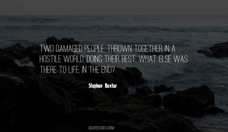 Quotes About Damaged People #987960