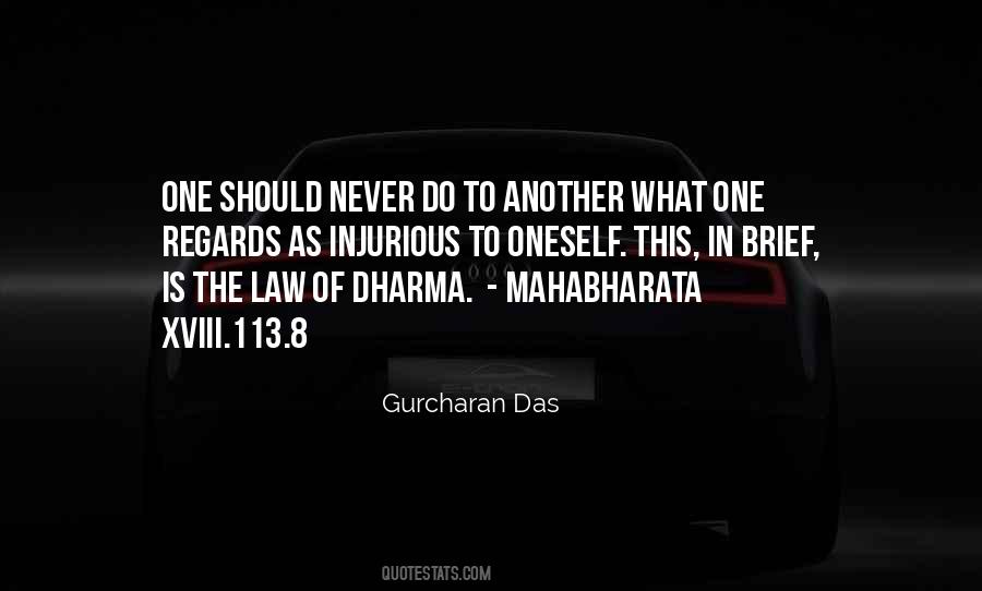 Mahabharata Dharma Quotes #1589837