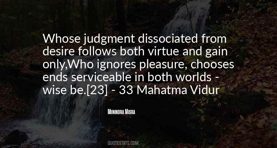 Mahatma Vidur Quotes #796109