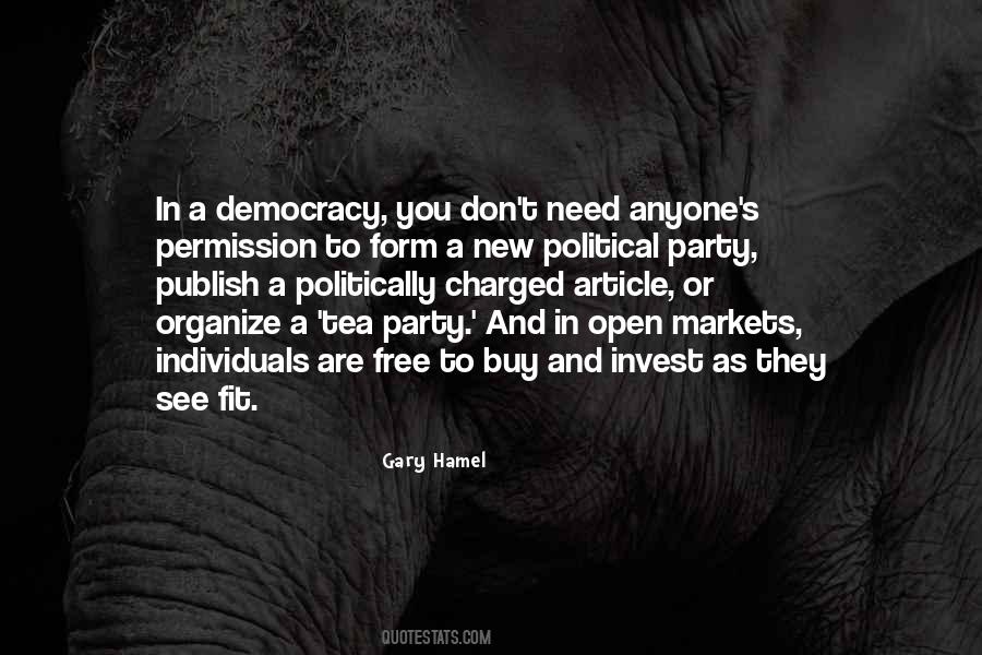 Quotes About Tea Party #1207400