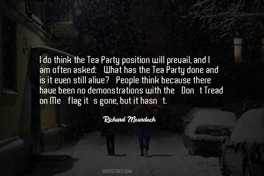 Quotes About Tea Party #1812048