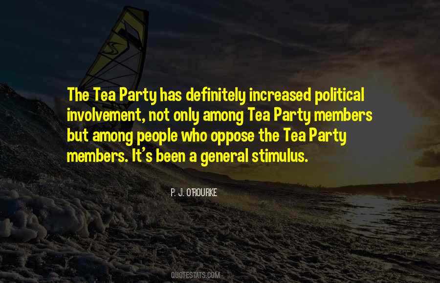 Quotes About Tea Party #1864515