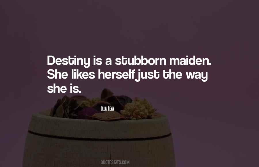 Maiden Quotes #1738669