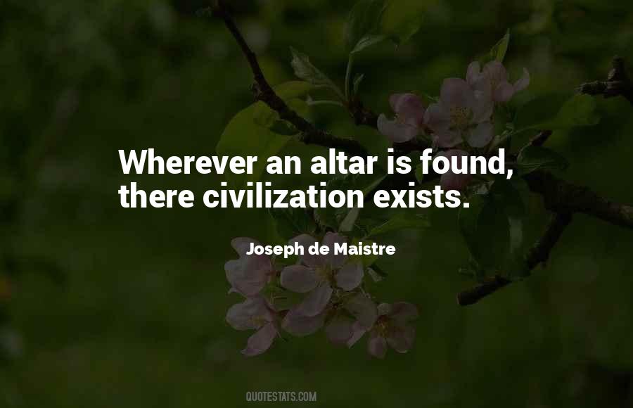 Maistre Quotes #580488