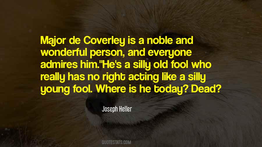 Major De Coverley Quotes #1765929